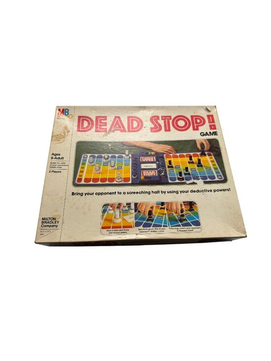 Milton Bradley Other - Dead Stop! Vintage Board Game By Milton Bradley 1970s - For 2 Players Ages 8+